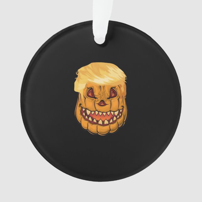 Trumpkin Make Halloween Horror Again Classic Ornament (Front)