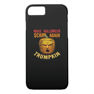 Trumpkin Make Halloween Scary Again – Funny Donald iPhone 8/7 Case