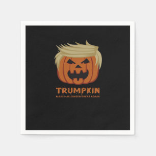 Trumpkin – Make Halloweens Great Again Funny Pumpk Napkin