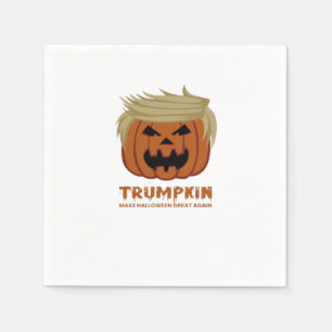 Trumpkin – Make Halloweens Great Again Funny Pumpk Napkin