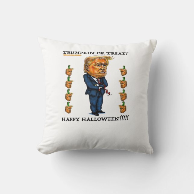 Trumpkin Or Treat Classic Cushion (Front)
