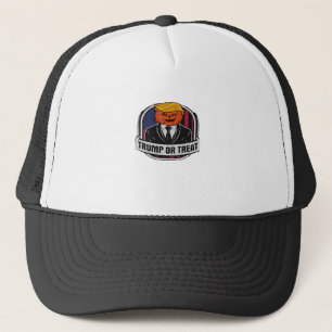 Trumpkin Or Treat Halloween - Political Costume Cl Trucker Hat