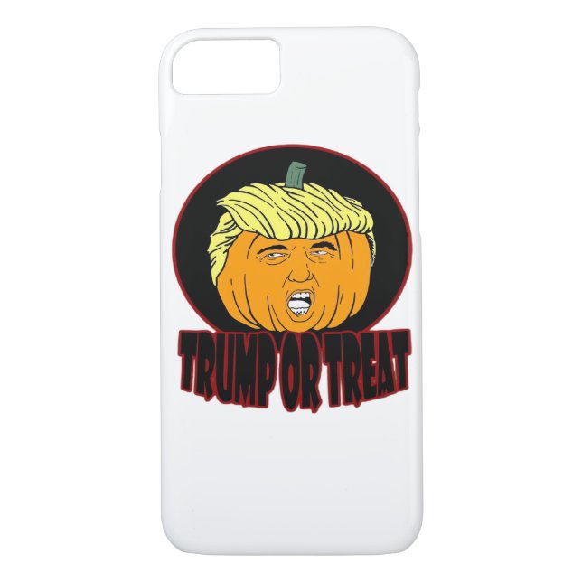 Trumpkin Or Treat Halloween Trumpkin Trick Or Trea Case-Mate iPhone Case (Back)