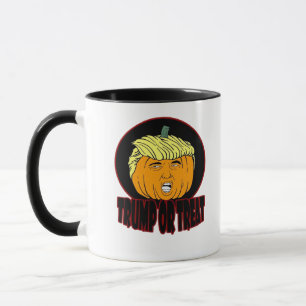 Trumpkin Or Treat Halloween Trumpkin Trick Or Trea Mug