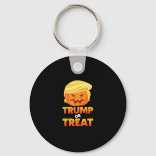 Trumpkin Or Treat Trumpkin Halloween Costume Key Ring
