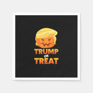 Trumpkin Or Treat Trumpkin Halloween Costume Napkin