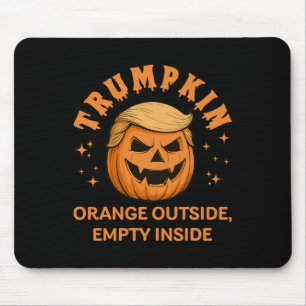 Trumpkin Orange Outside Empty Inside Funny Hallowe Mouse Mat