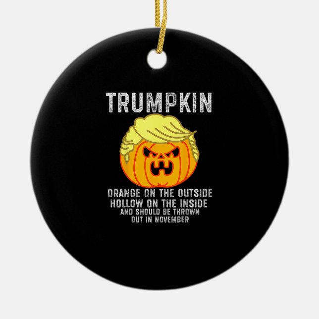 Trumpkin Outside  The Inside Ceramic Tree Decoration (Front)
