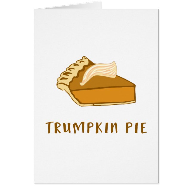 Trumpkin Pie Donald Trump 2016 (Front)