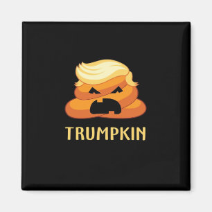 Trumpkin Poop Funny Halloween Magnet