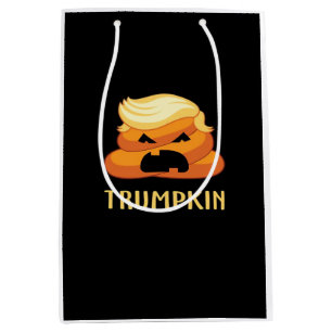 Trumpkin Poop Funny Halloween Medium Gift Bag