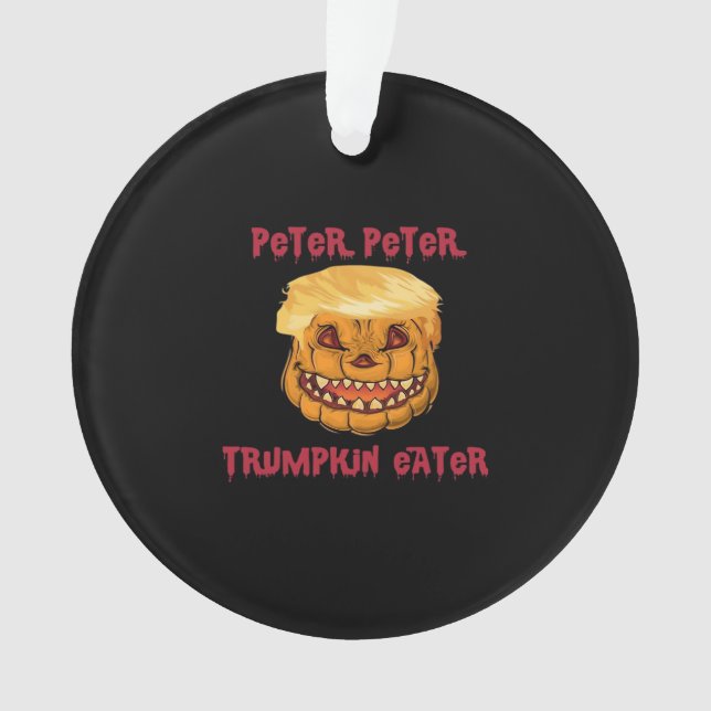 Trumpkin Pumpkin Eater Classic Ornament (Front)