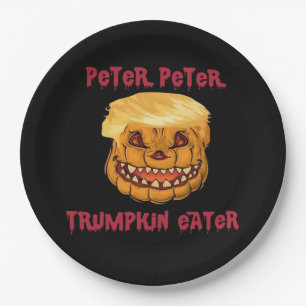 Trumpkin Pumpkin Eater Classic Paper Plate