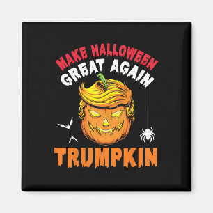 Trumpkin Pumpkin Face Make Halloween Great Again W Magnet