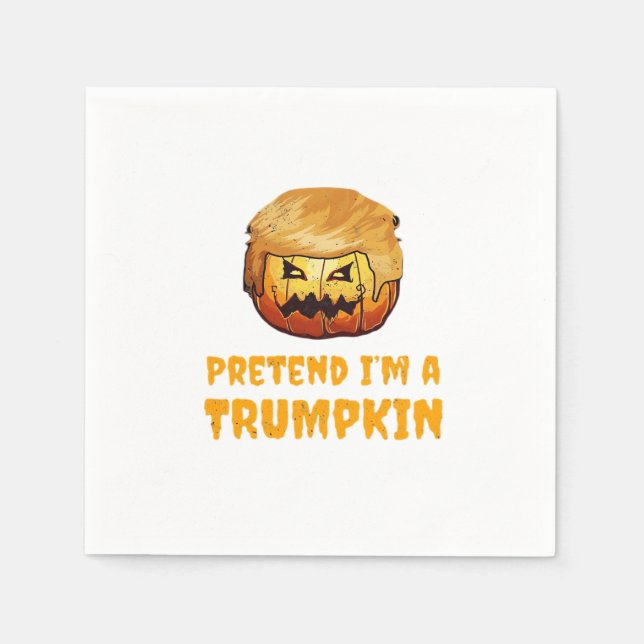 Trumpkin Pumpkin Napkin (Front)