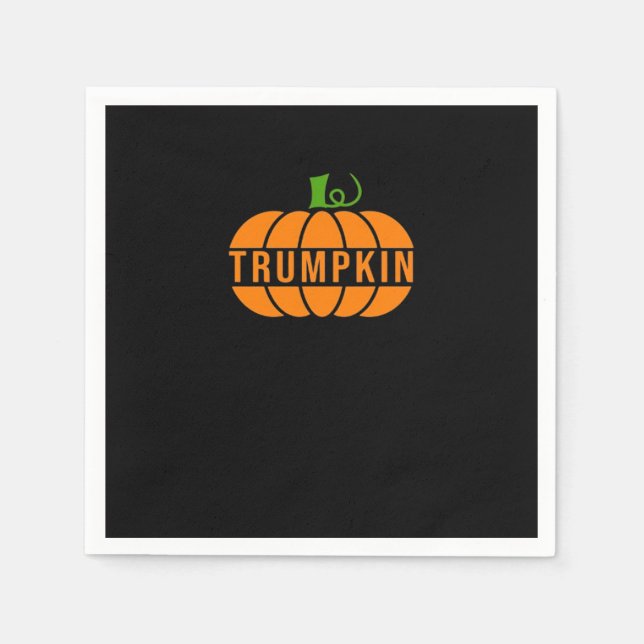 Trumpkin Pumpkin Napkin (Front)