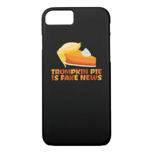 Trumpkin Pumpkin Pie Funny Thanksgiving Fitted iPhone 8/7 Case