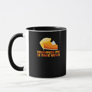 Trumpkin Pumpkin Pie Funny Thanksgiving Fitted Mug