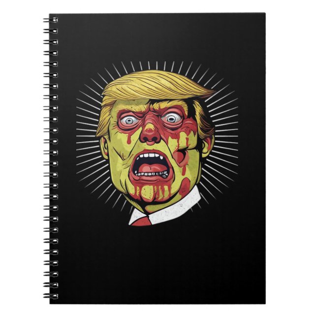 Trumpkin Retro Halloween   Notebook (Front)