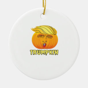 Trumpkin – Scary Good Pumpkin Ceramic Tree Decoration