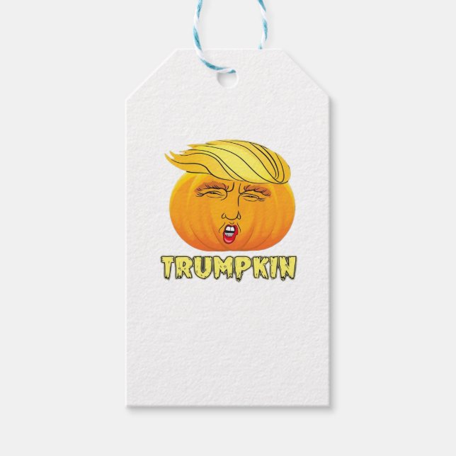 Trumpkin – Scary Good Pumpkin  Gift Tags (Front)