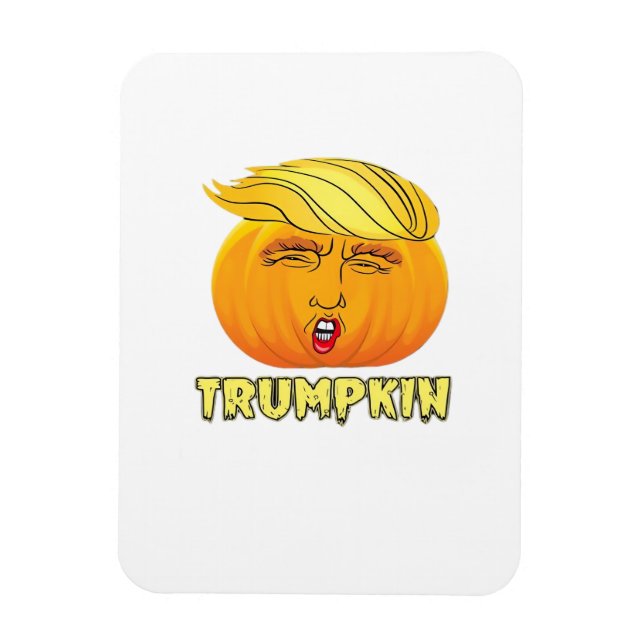Trumpkin – Scary Good Pumpkin  Magnet (Vertical)