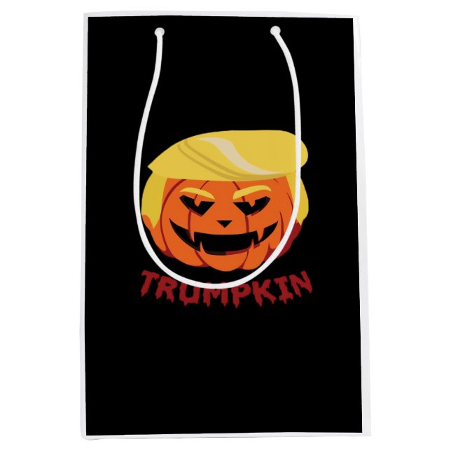 Trumpkin Scary Halloween Gift Classic Medium Gift Bag (Front)
