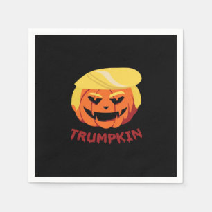 Trumpkin Scary Halloween Gift Classic Napkin