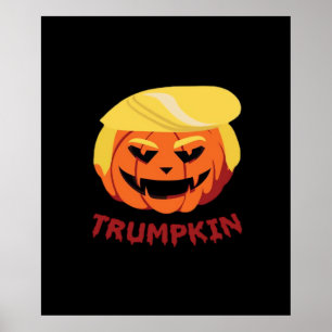 Trumpkin Scary Halloween Gift Classic Poster