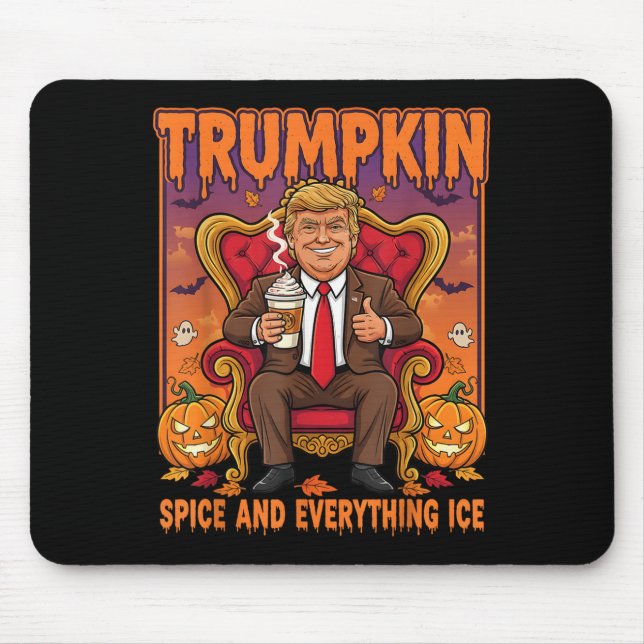 Trumpkin Sce And Everything Ice Thanksgiving Fall  Mouse Mat (Front)