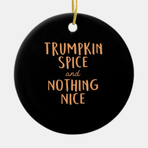 Trumpkin Spice Nice Ceramic Tree Decoration