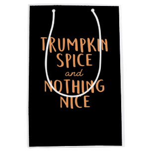 Trumpkin Spice  Nice  Medium Gift Bag
