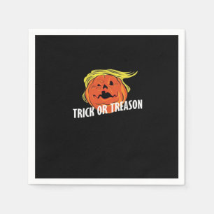 Trumpkin - Trick Or Treason  Halloween  Napkin
