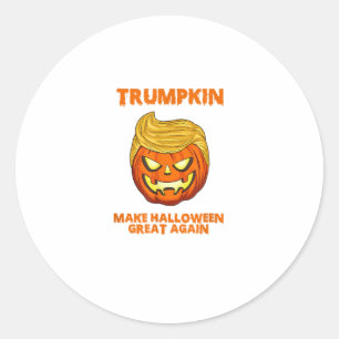 Trumpkin Usa Make Halloween Great Again Funny Classic Round Sticker