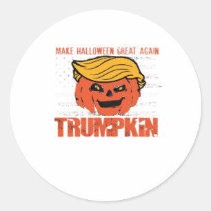 Trumpkin Usa Make Halloween Great Again Funny Classic Round Sticker