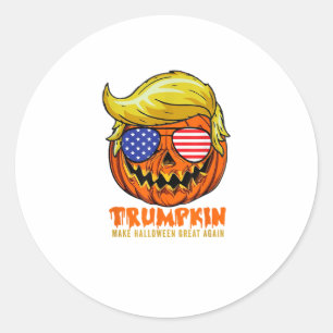 Trumpkin Usa Make Halloween Great Again Funny Classic Round Sticker
