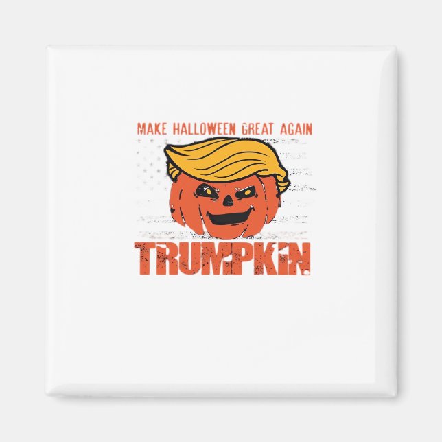 Trumpkin Usa Make Halloween Great Again Funny Magnet (Front)