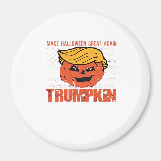 Trumpkin Usa Make Halloween Great Again Funny Magnet (Front)