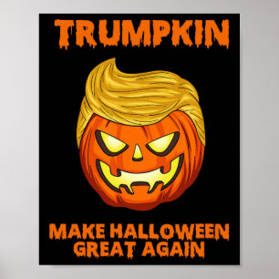 Trumpkin Usa Make Halloween Great Again Funny  Poster