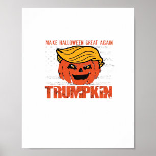 Trumpkin Usa Make Halloween Great Again Funny Poster