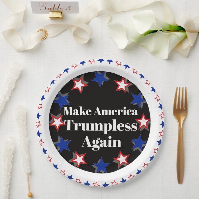 Trumpless Paper Plate (Wedding)