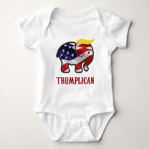 Trumplican-3 Baby Bodysuit