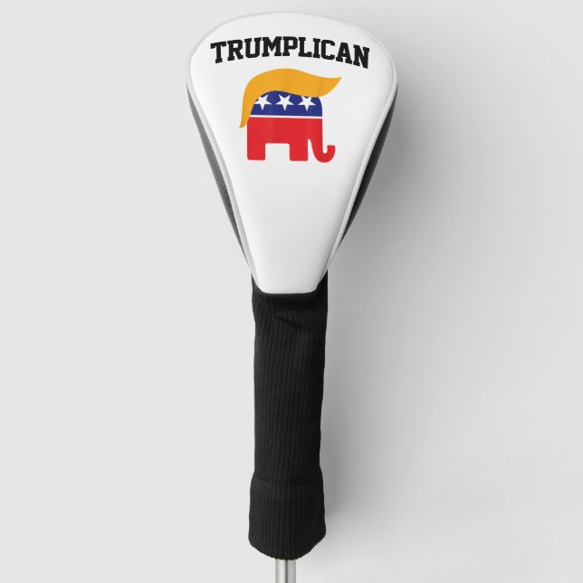 Trumplican Trump Supporters Golf Head Cover (Front)