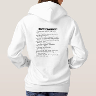 Trump's 10 Commandments Hoodie