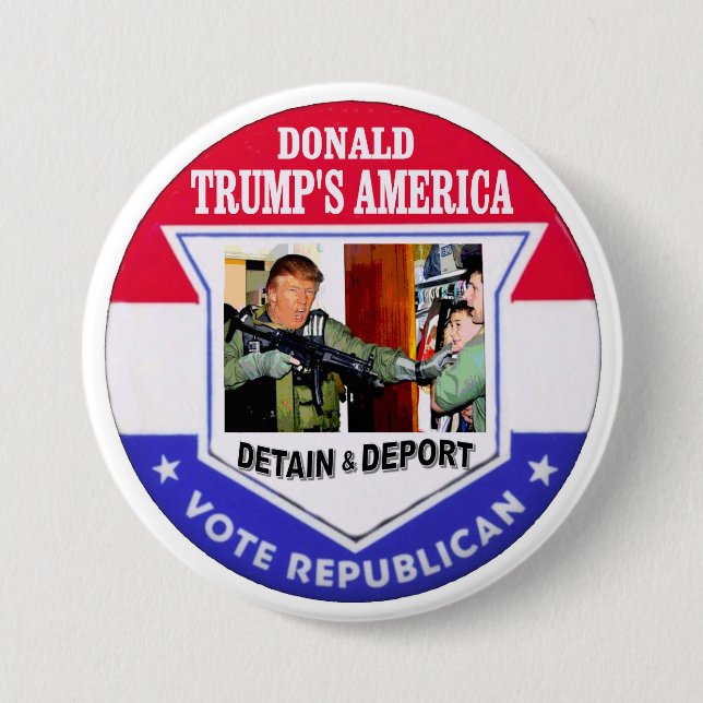 Trump's America 7.5 Cm Round Badge (Front)