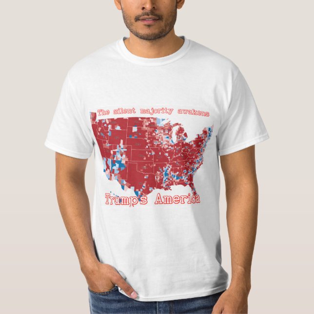 Trump's America: The Silent Majority No Longer T-Shirt (Front)