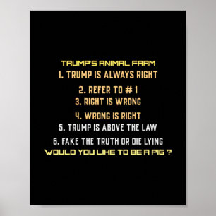 Trump's Animal Farm Poster