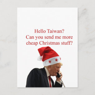 Trump's Christmas call to Taiwan Holiday Postcard