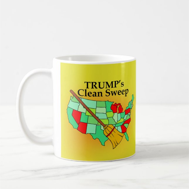 Trump's Clean Sweep Mug (Left)