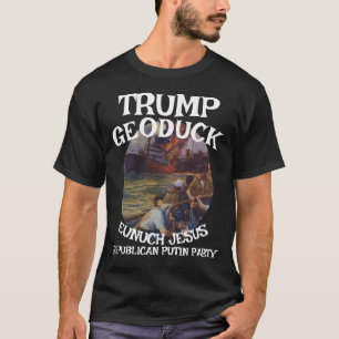 Trump's Depends Ruptures in Captain Dan's U-Boat T-Shirt